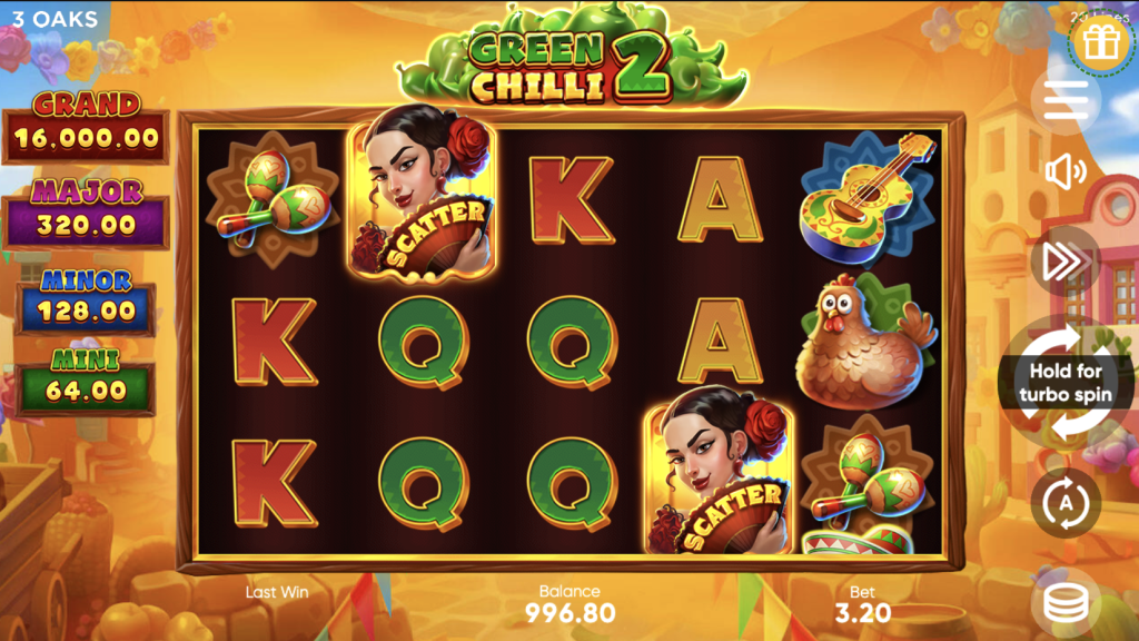 Screenshot of Green Chilli 2 Slot