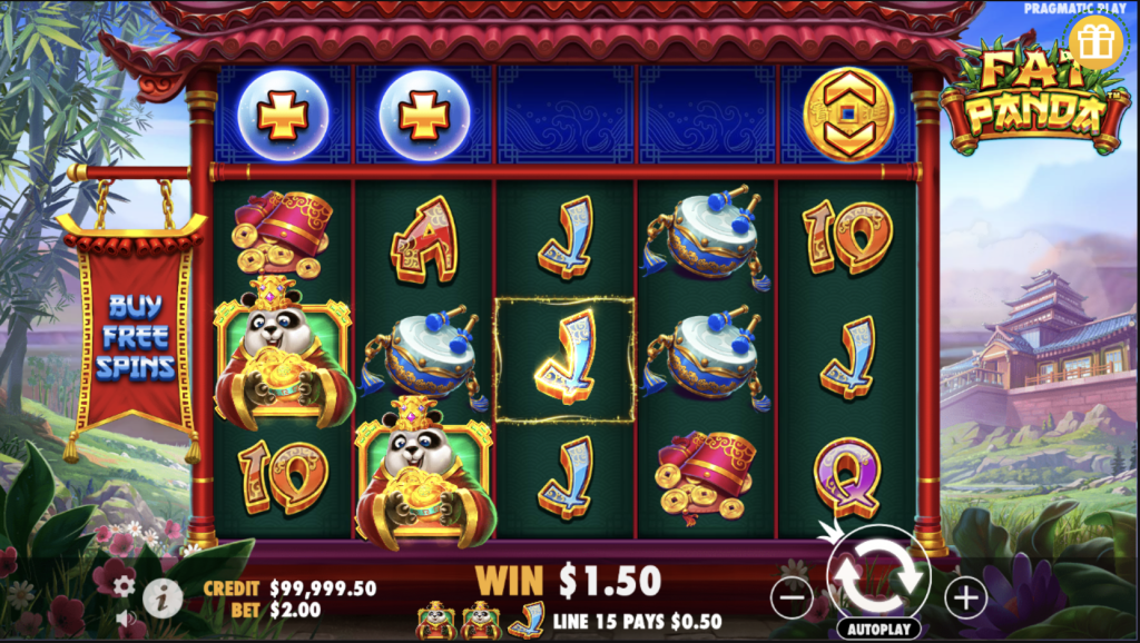 Screenshot of Fat Panda Slot