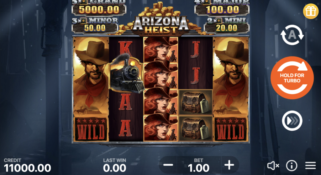 Screenshot of Arizona Heist Slot