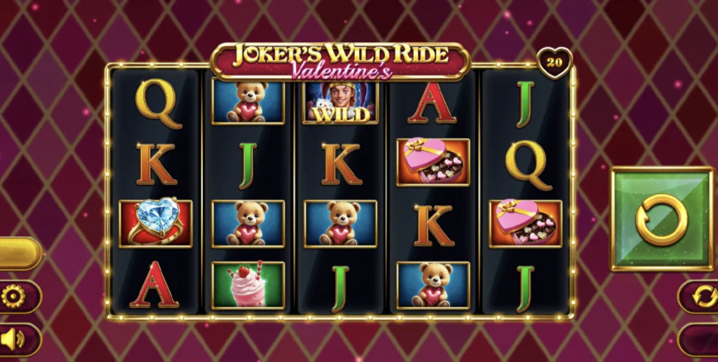 Screenshot of Joker's Wild Ride Valentine's