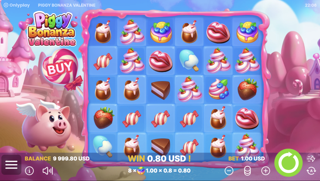 Screenshot of Piggy Bonanza Valentine slot