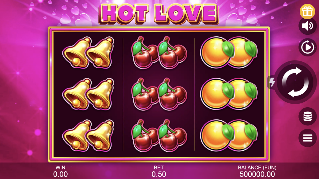 Screenshot of Hot Love slot