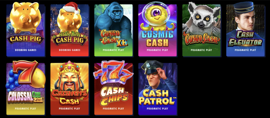 screenshot of jackpota casino cash slots