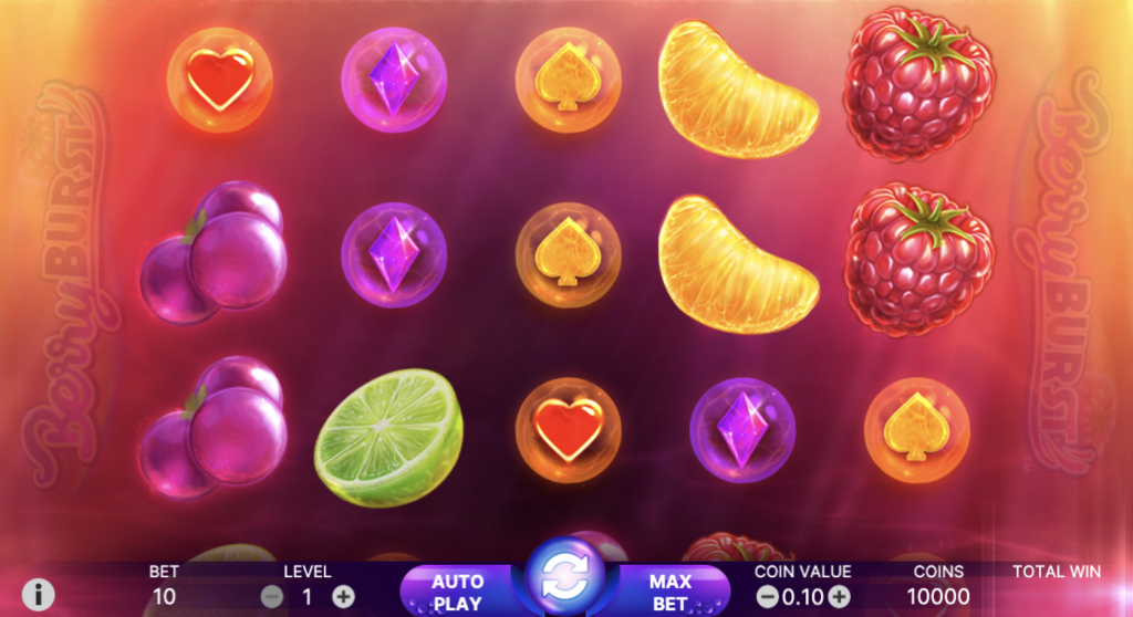 Screenshot of Berryburst slot