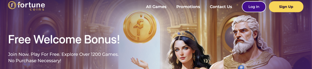 Fortune Coins Casino Welcome Bonus