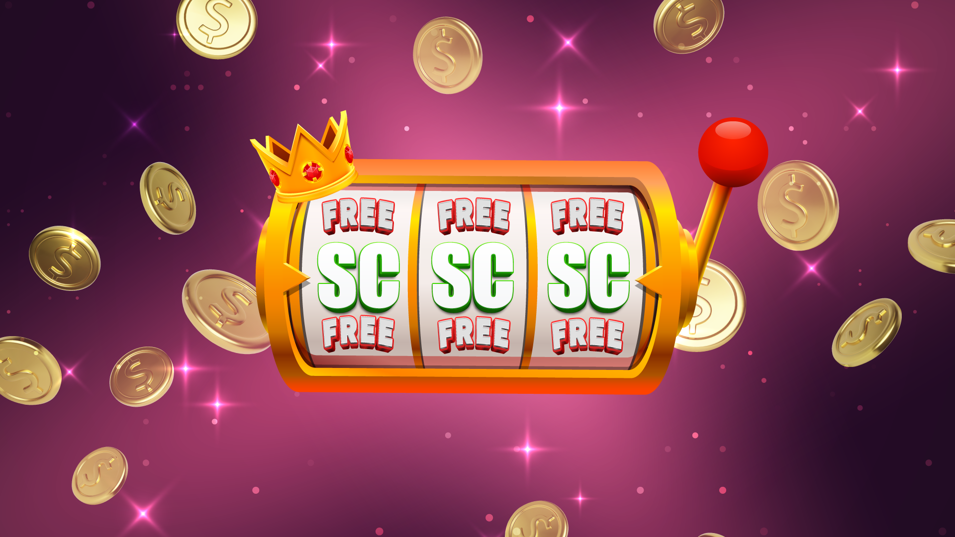 Get real cash prizes in the form of sweepstakes coins!