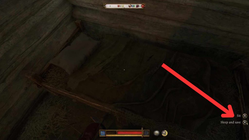 save feature by bed in kingdom come deliverance 2