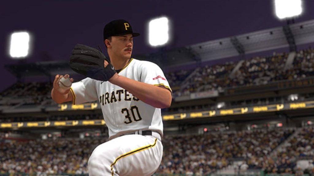 pitching getting ready to deliver in mlb the show 25