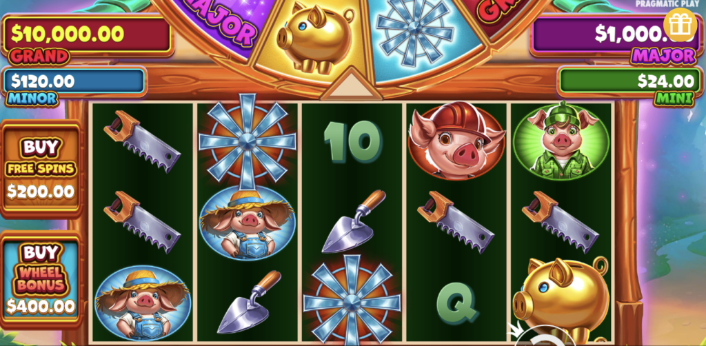 Screenshot of Brick House Bonanza Slot on SlotCatalog.com