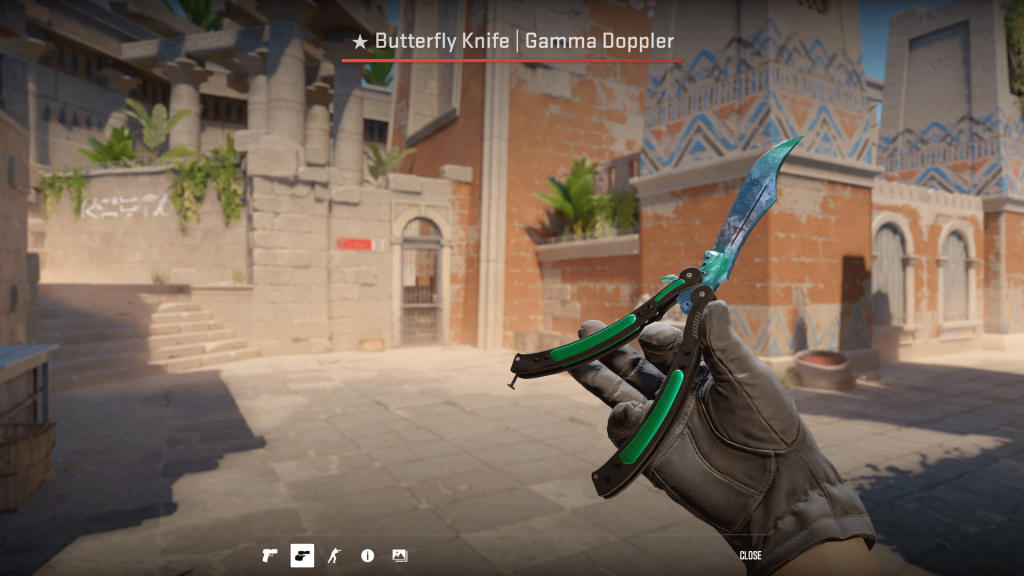 Butterfly Knife Gamma Doppler inspect in CS2