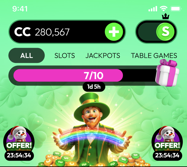 CrownCoins Casino St.Patrick's Day