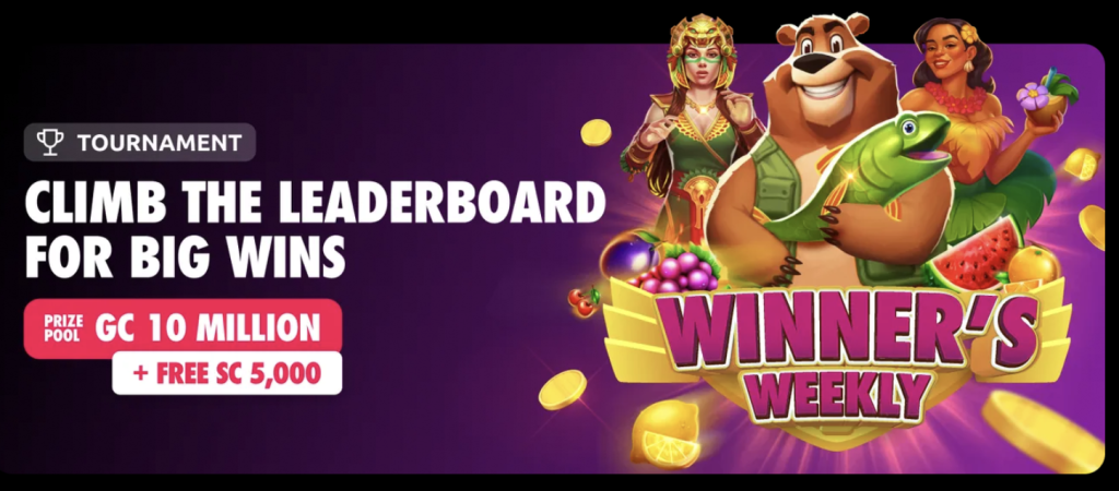 Screenshot of Winner's Weekly