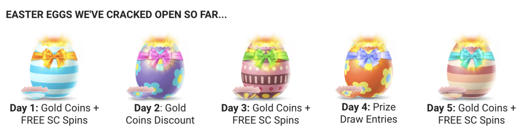 Screenshot of Pulsz Casino Easter Eggs