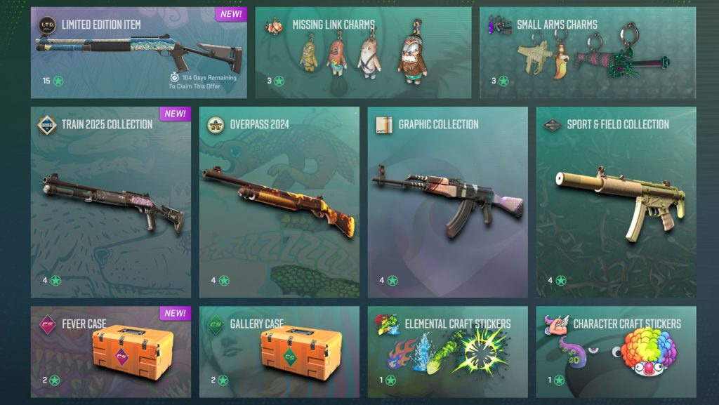 Counter Strike 2 3 31 Update New Armory Weekly Care Package Skins 