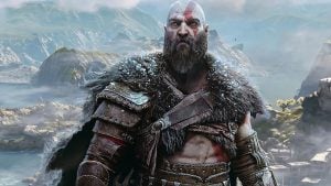 Kratos shown in God of War Ragnarok