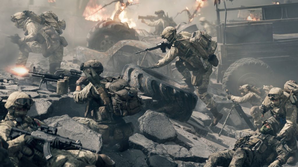 squad moving forward together in battlefield 6
