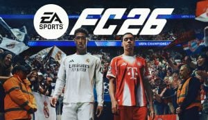 Jude Bellingham and Jamal Musiala on the EA FC 26 cover.