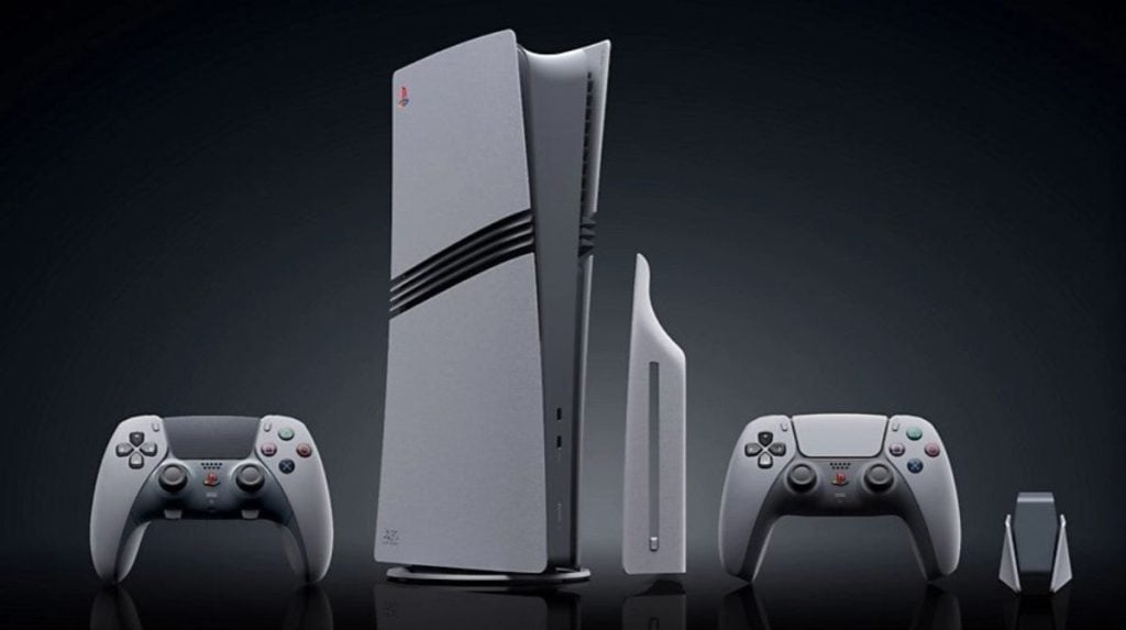 A shot of limited edition PlayStation 30th Anniversary products.