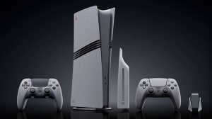 A shot of limited edition PlayStation 30th Anniversary products.