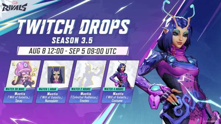 How to Earn Marvel Rivals Season 3.5 Twitch Drops—All Rewards & How to ...