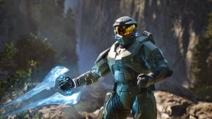master chief with energy sword in halo