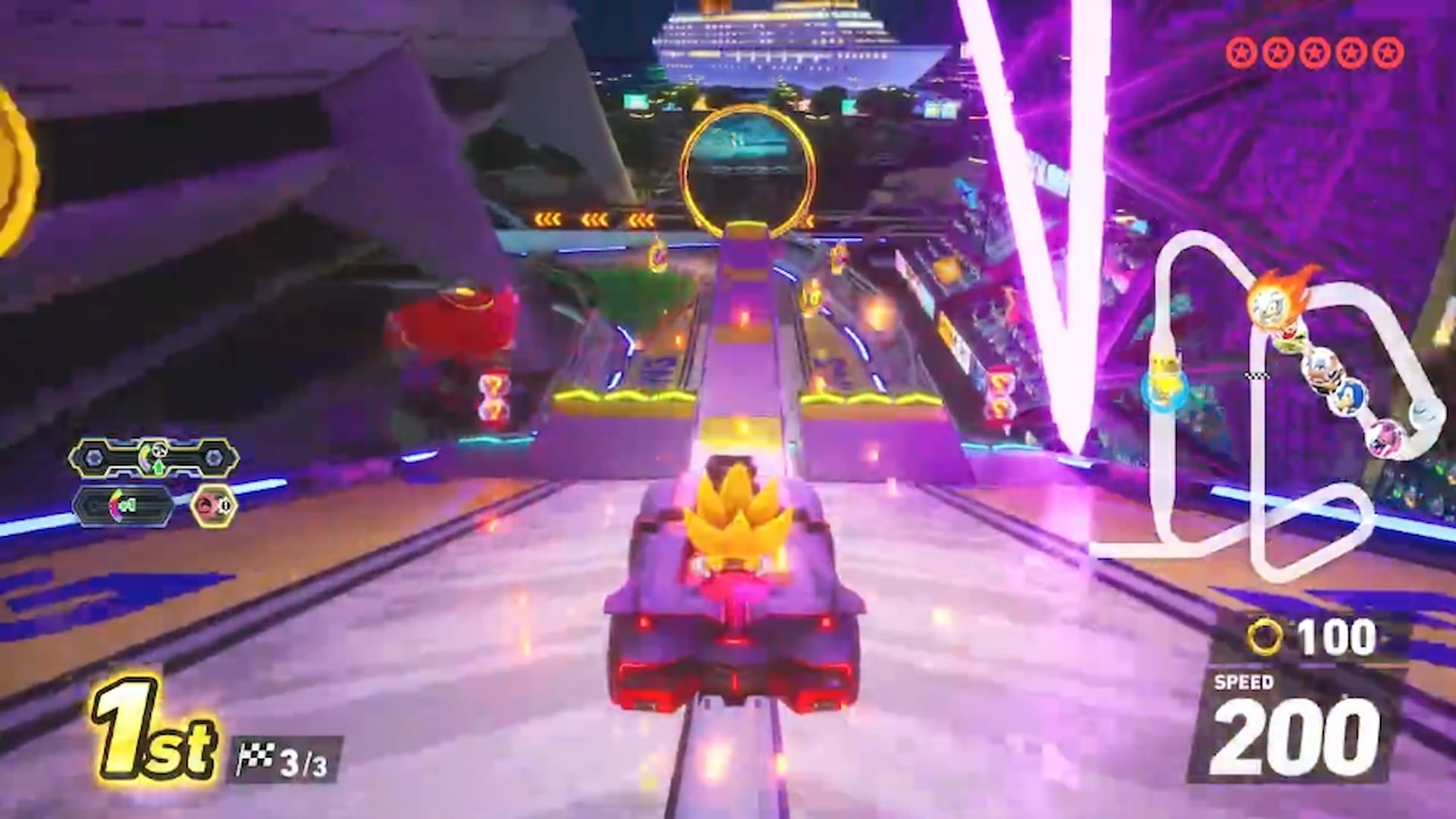 Sonic R Map Ring Racers All Red Ring Locations in Donpa Grand Prix in Sonic Racing: CrossWorlds ...