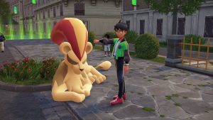 A player alongside a Shiny Pyroar in Pokemon Legends: Z-A