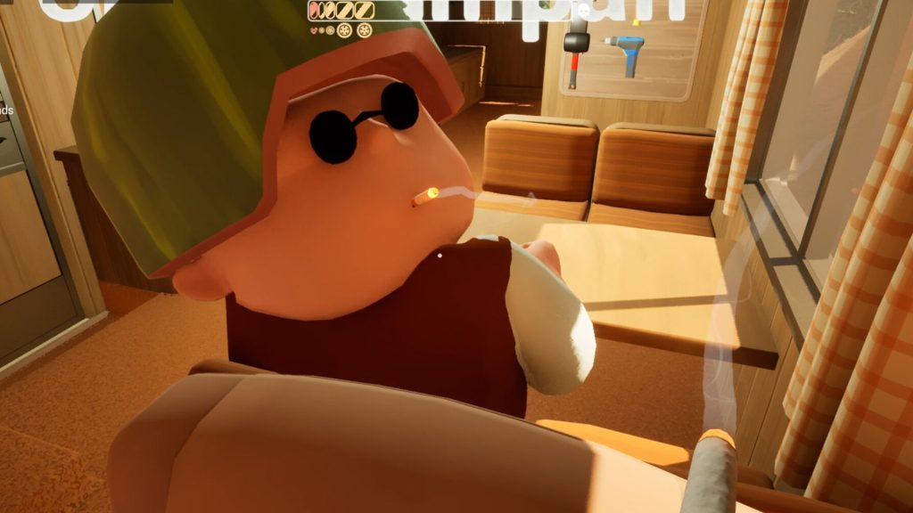 character looking at you in rv there yet