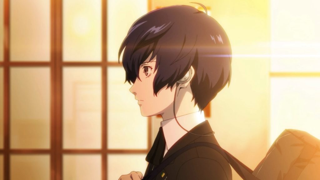 persona character in cutscene