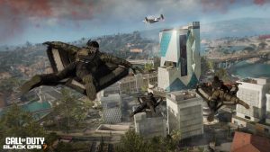 A player gliding in Black Ops 7
