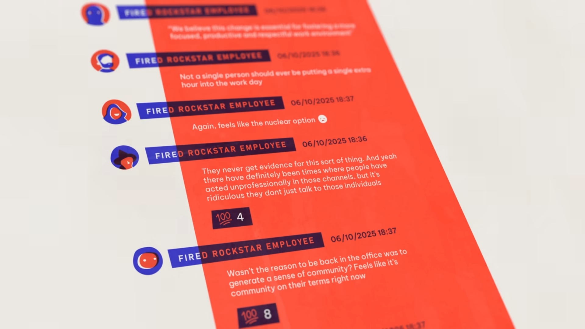 Leaked Discord Messages Reveal Why Rockstar Fired 34 Employees
