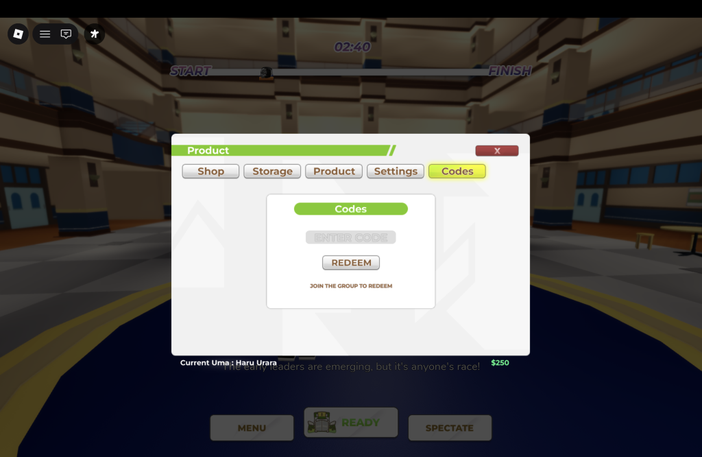Uma Racing Codes (December 2025) - Insider Gaming
