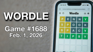 Wordle Answer Today: Game 1688 for February 1, 2026
