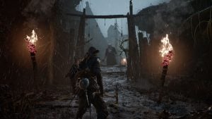 facing down an enemy in mortal shell 2