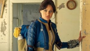 elle purnell as lucy in fallout amazon tv series