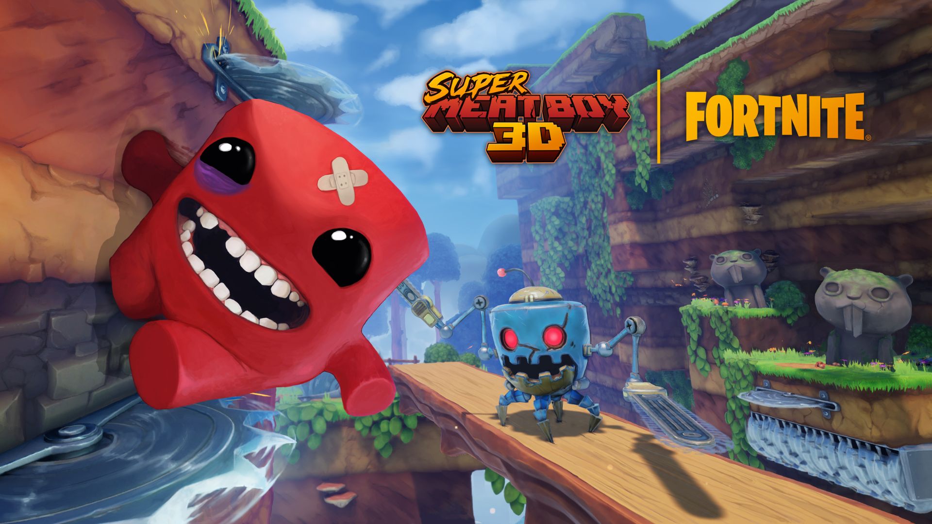 Fortnite zapowiada crossover z Super Meat Boy 3D