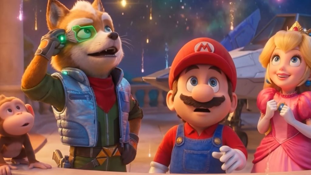 super mario galaxy movie cast star fox