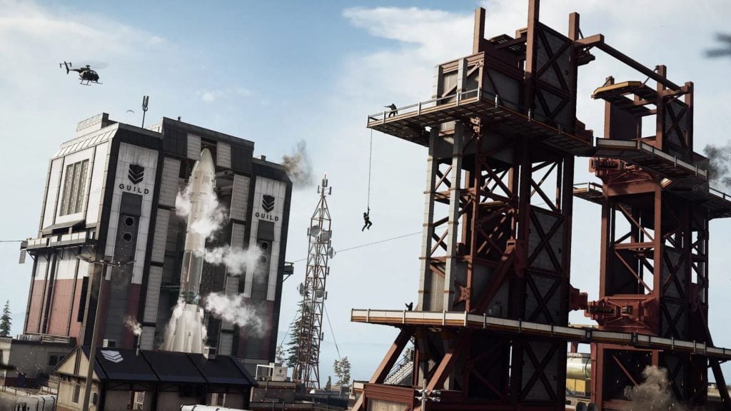 cod warzone player using map