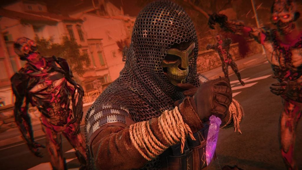 cod operator holding knife
