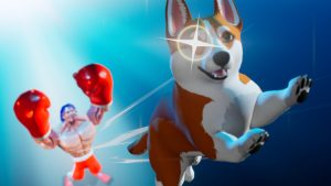 player and pet in carrier cuties
