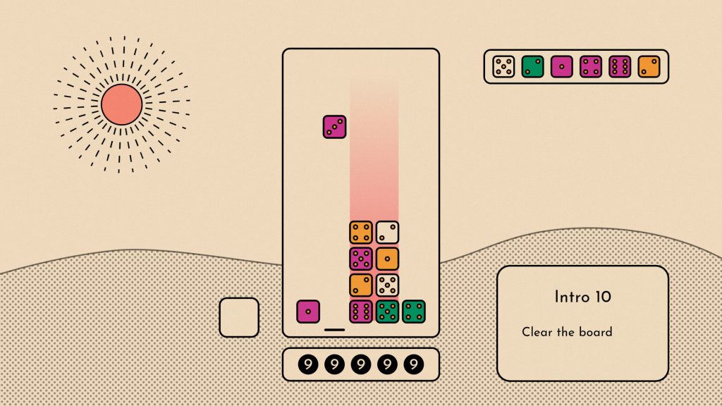 A challenge to clear in Dicetris