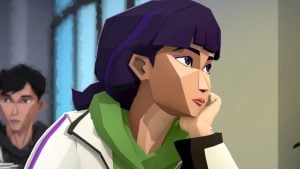 main character in hope in the city looking out window