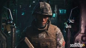 close up of cod operator in modern warfare 4