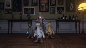 ducks in quiet horror game