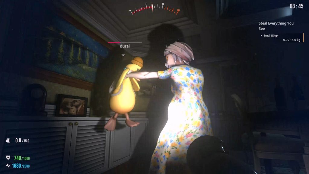 enemy catching duck in quiet