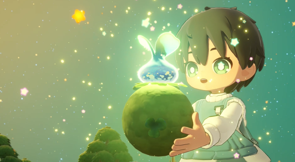 A player in Petit Planet