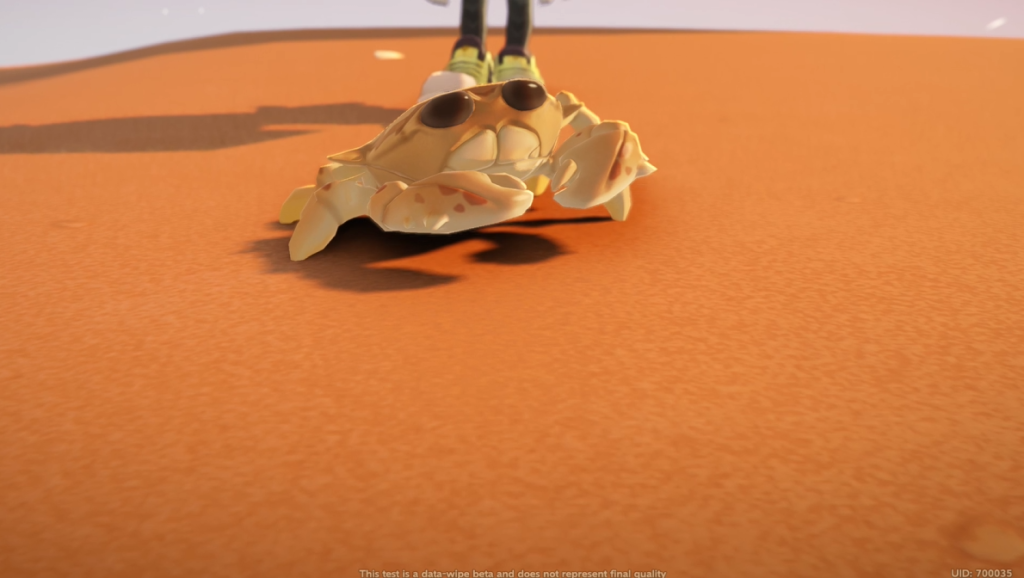 A crab in Petit Planet