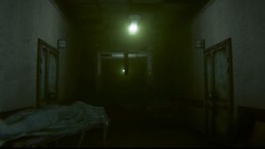 dark ward corridor in ward 107: Silence