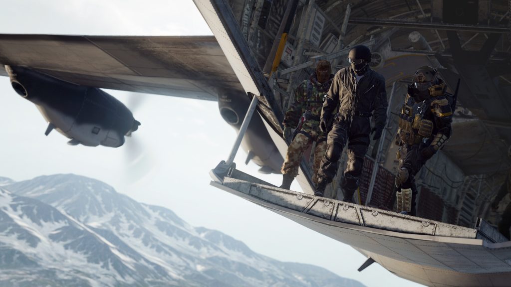 warzone plane eject