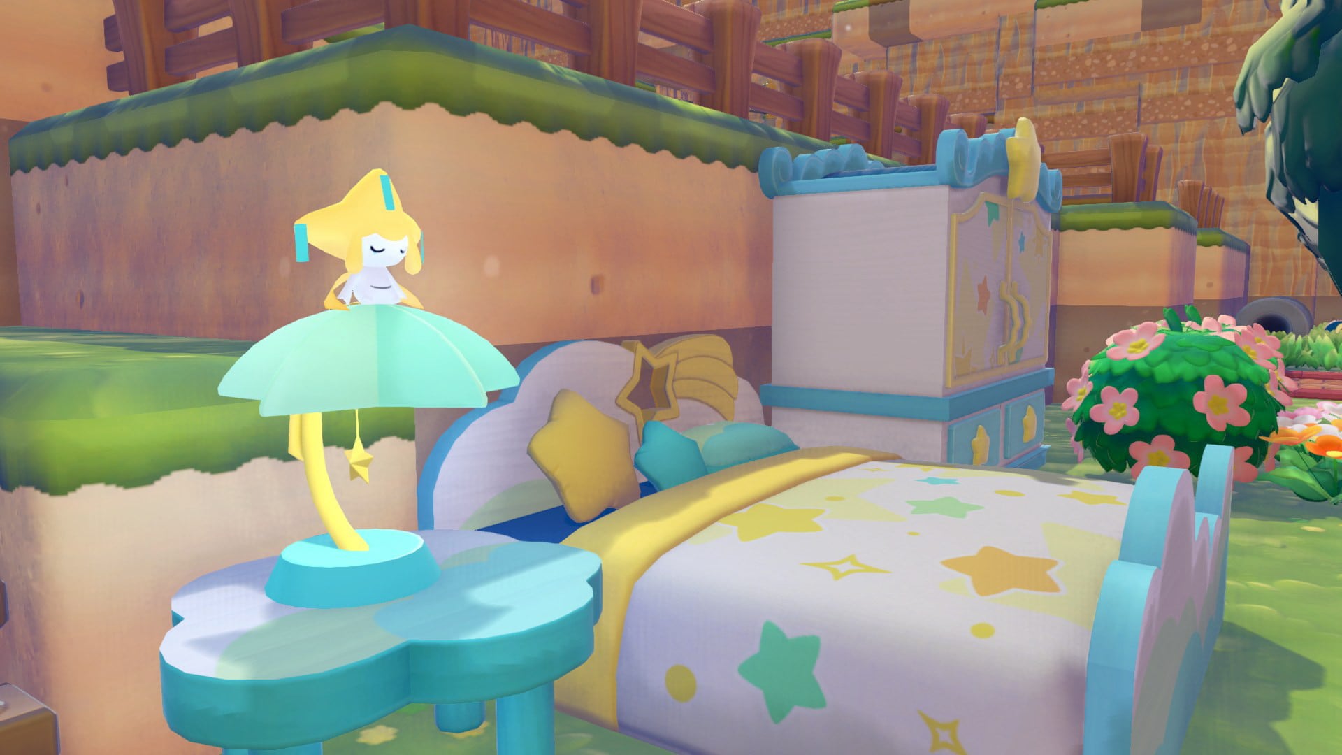 How to Make a Surrounded by Stars Habitat For Jirachi in Pokémon Pokopia